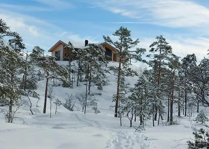 Modern With Panoramic Views Near Gautefall *